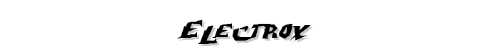 Electrox  font